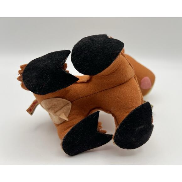 Vintage Peck and Peck Mohair Cow Stuffed Animal Plushie 7.5” Made in Italy - Picture 15 of 16